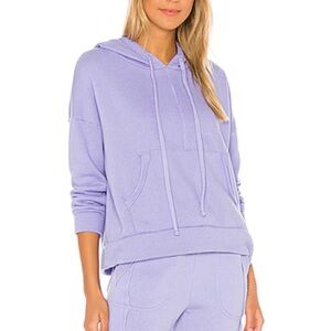 Free People Movement Work It Out Light Purple Hoodie Sweatshirt M